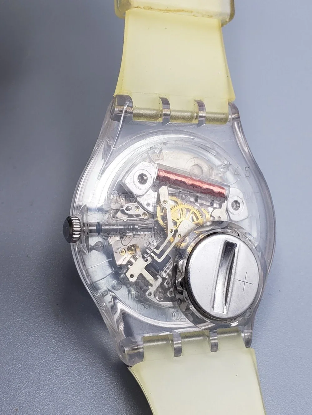 Swatch originals snowcovered